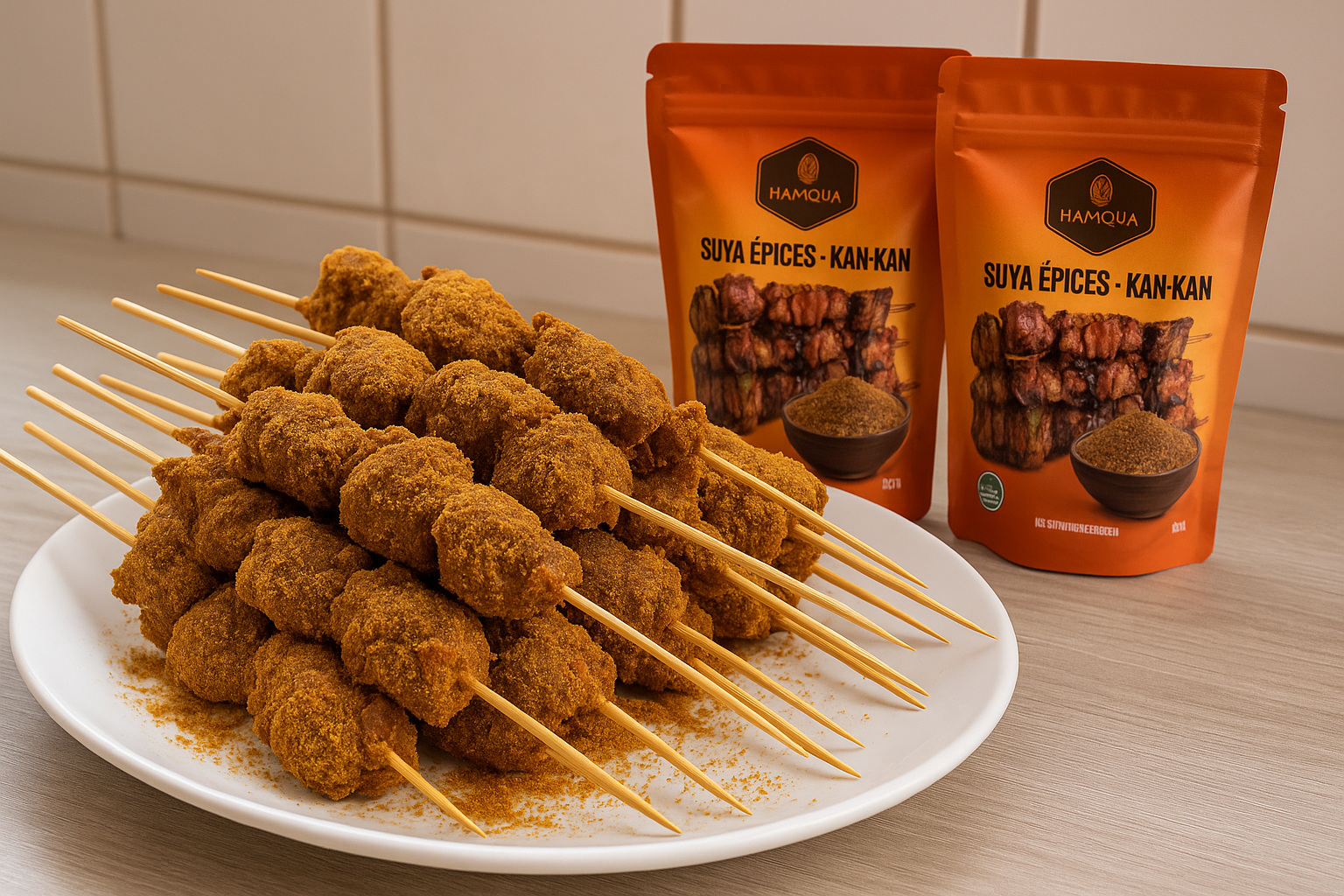 Recette : brochettes de bœuf au Souya