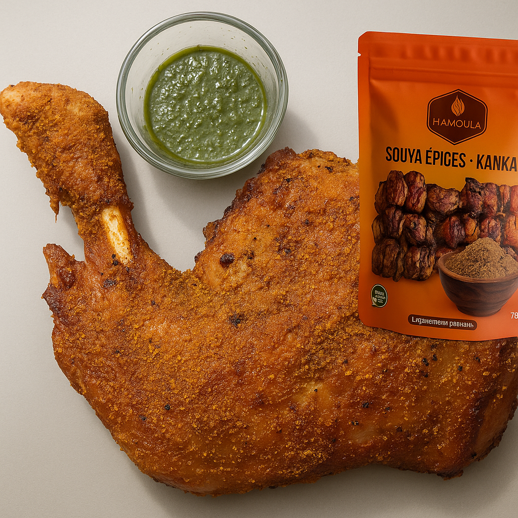 Recette Dibi épaules d’agneau au Souya Épices Hawoua (suya/yaji), cuisson au four